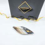 Lanvin – Vintage Leaf-Shaped Brooch – view 3
