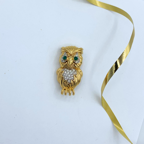 D'orlan Owl Brooch