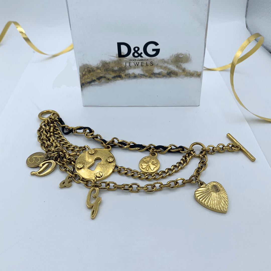 Vintage Dolce & Gabbana Lucky Lock Bracelet – view 2