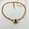 Vintage Lanvin Art Deco Enamel Necklace