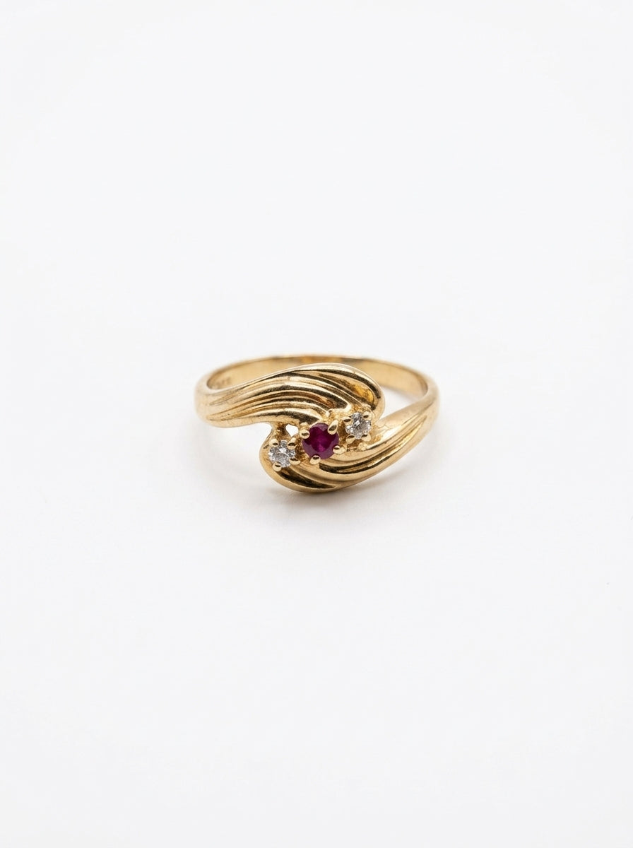 Ruby Swirl Ring