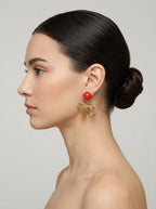 Moschino Statement Bow Clip Earrings
