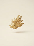 Lanvin Goudkleurige Bladbroche