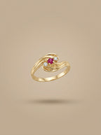 Ruby Swirl Ring