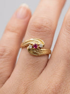 Ruby Swirl Ring