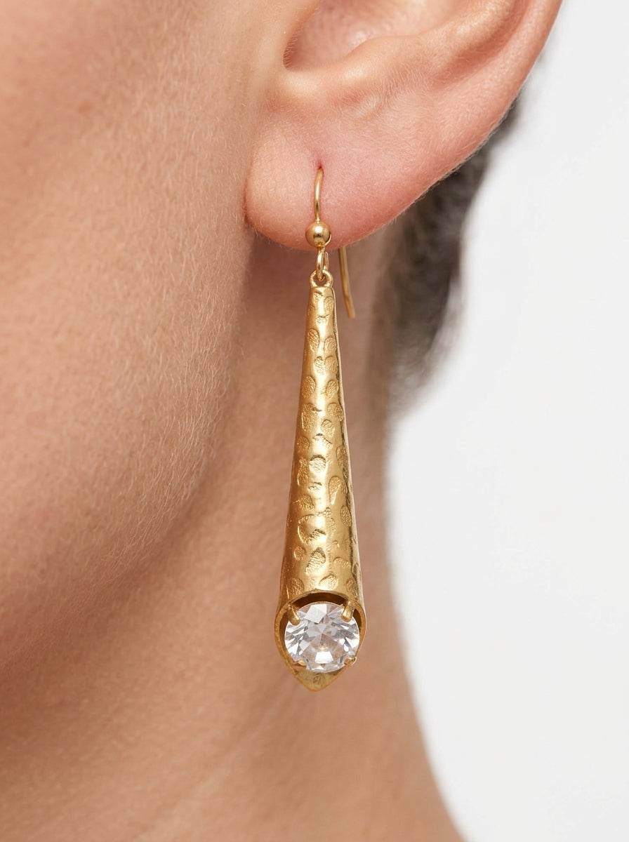 Azure Crystal Earrings