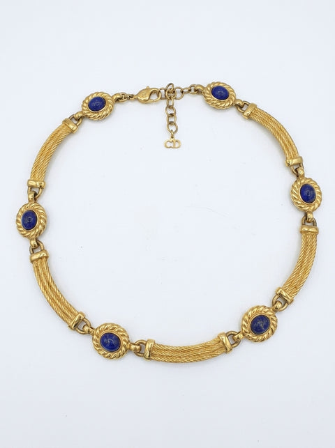 Christian Dior Oval Medallions Necklace