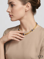 Vintage Christian Dior Oval Medallions Necklace – view 2