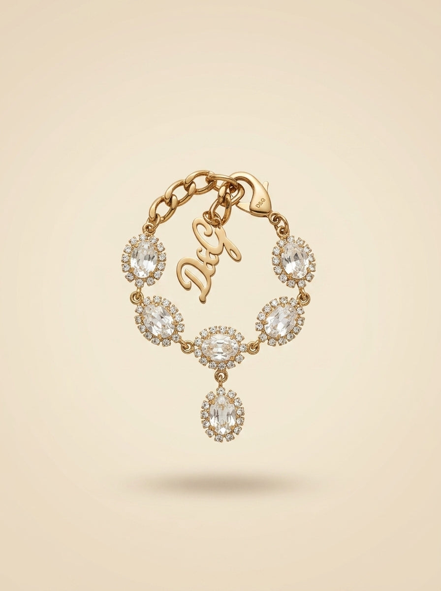 Dolce & Gabbana Armband met Kristallen Cluster