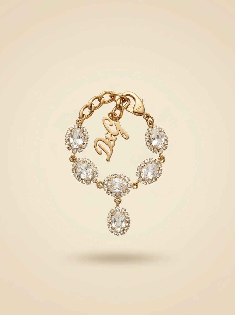 Dolce & Gabbana Armband met Kristallen Cluster