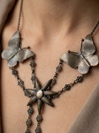 Vintage Moschino XL Butterfly Necklace – view 3
