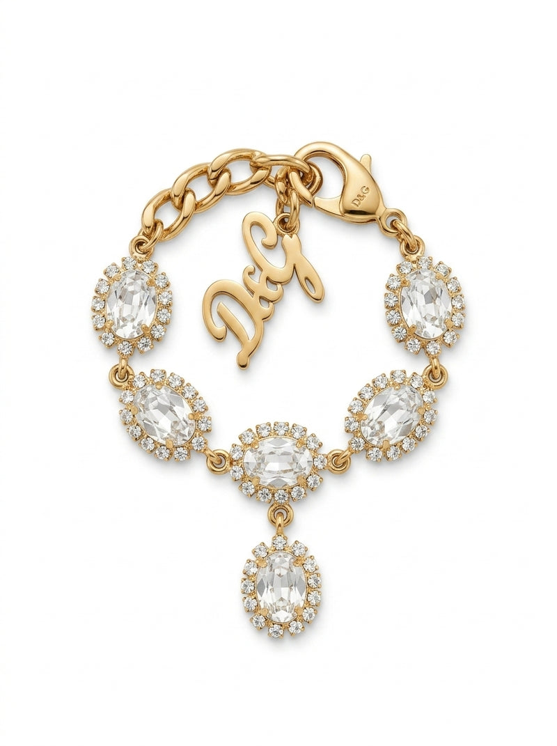 Dolce & Gabbana Crystal Cluster Bracelet