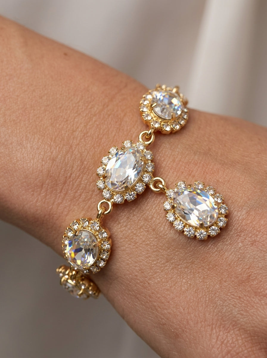 Dolce & Gabbana Armband met Kristallen Cluster