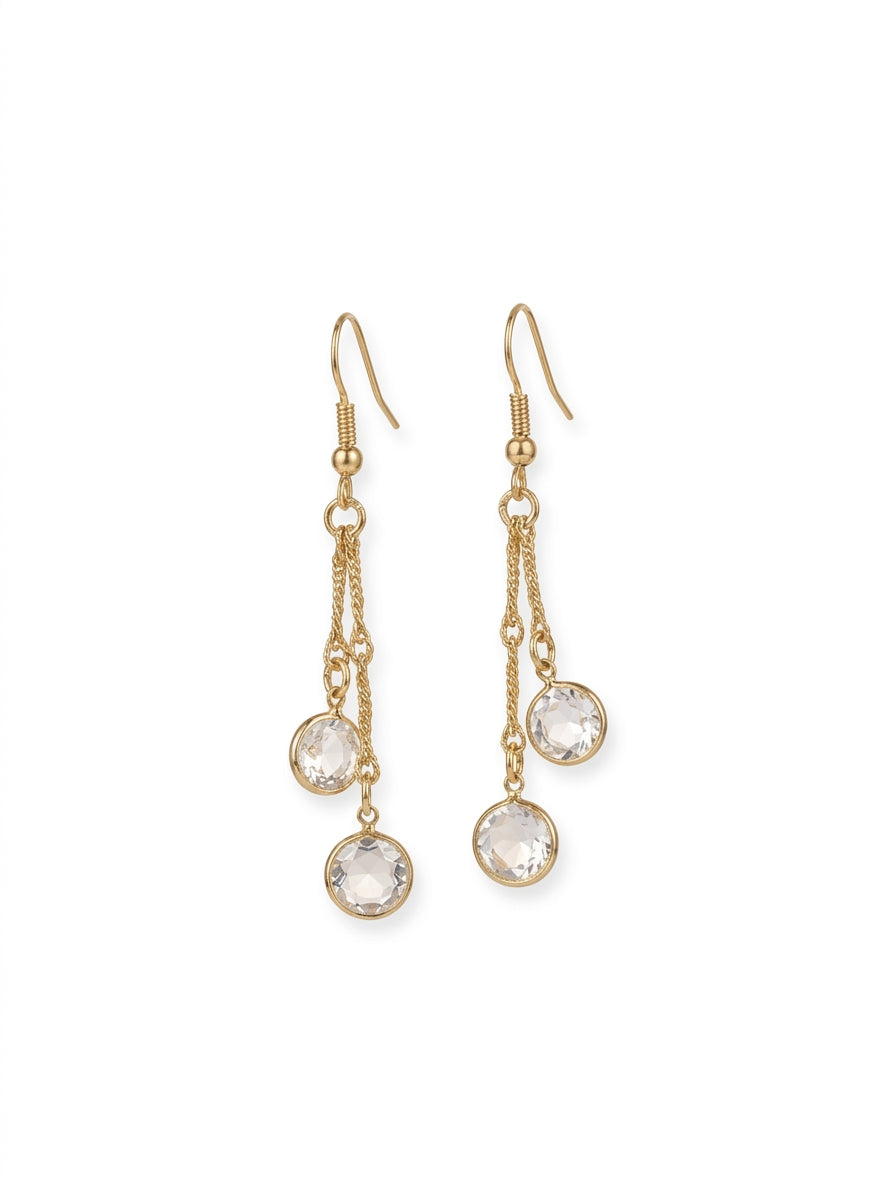 Droplet Crystal Earrings