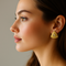 Yves Saint Laurent Crystal Clip Earrings