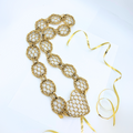 Vintage Yves Saint Laurent Openwork Honeycomb Motif Choker - Necklace - Belt