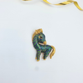 Vintage d’Orlan – Zebra Brooch, 1980s