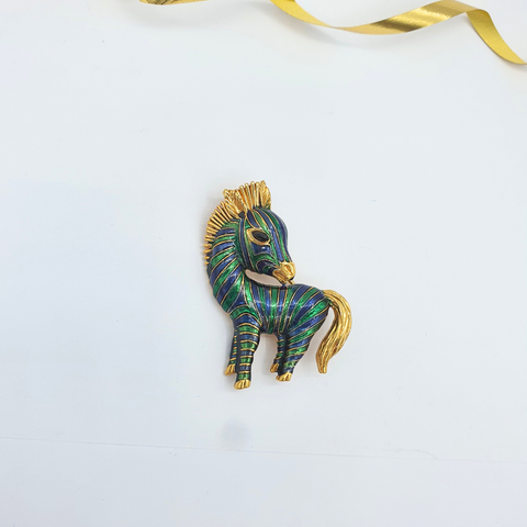 d’Orlan – Zebra Broche, jaren 1980