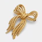 Camélia Bow Brooch