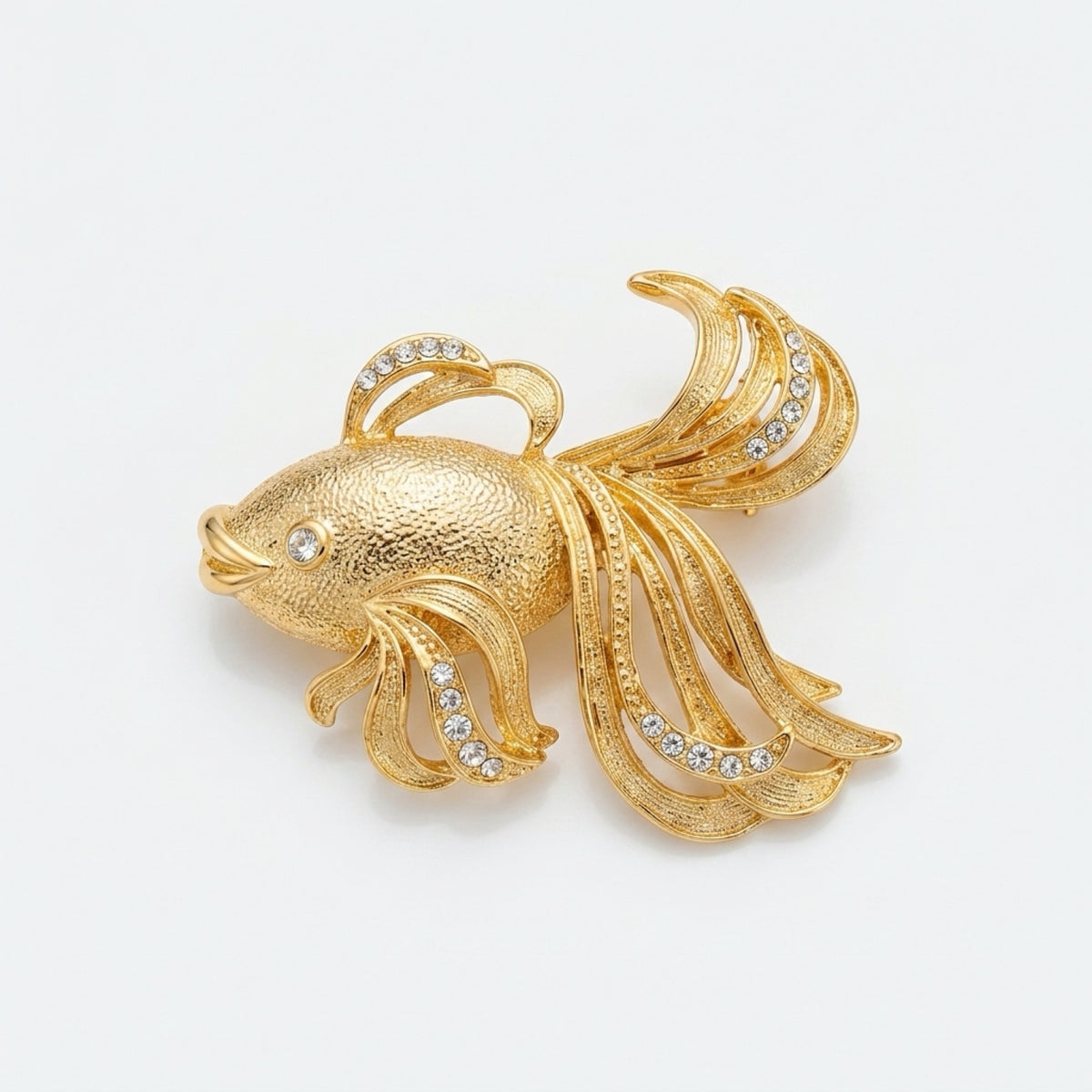 Iris Fish Brooch