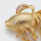 Iris Fish Brooch