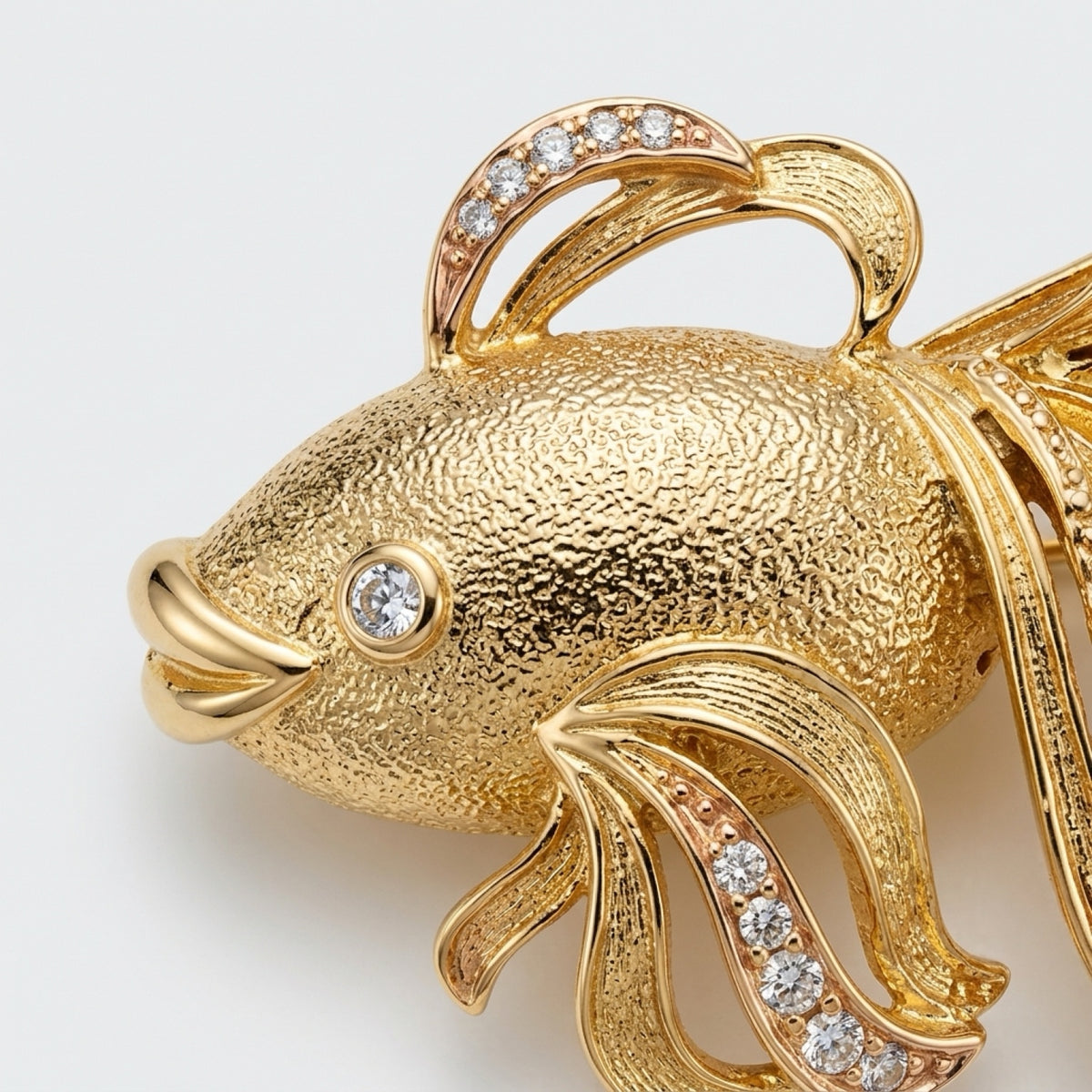 Iris Fish Brooch