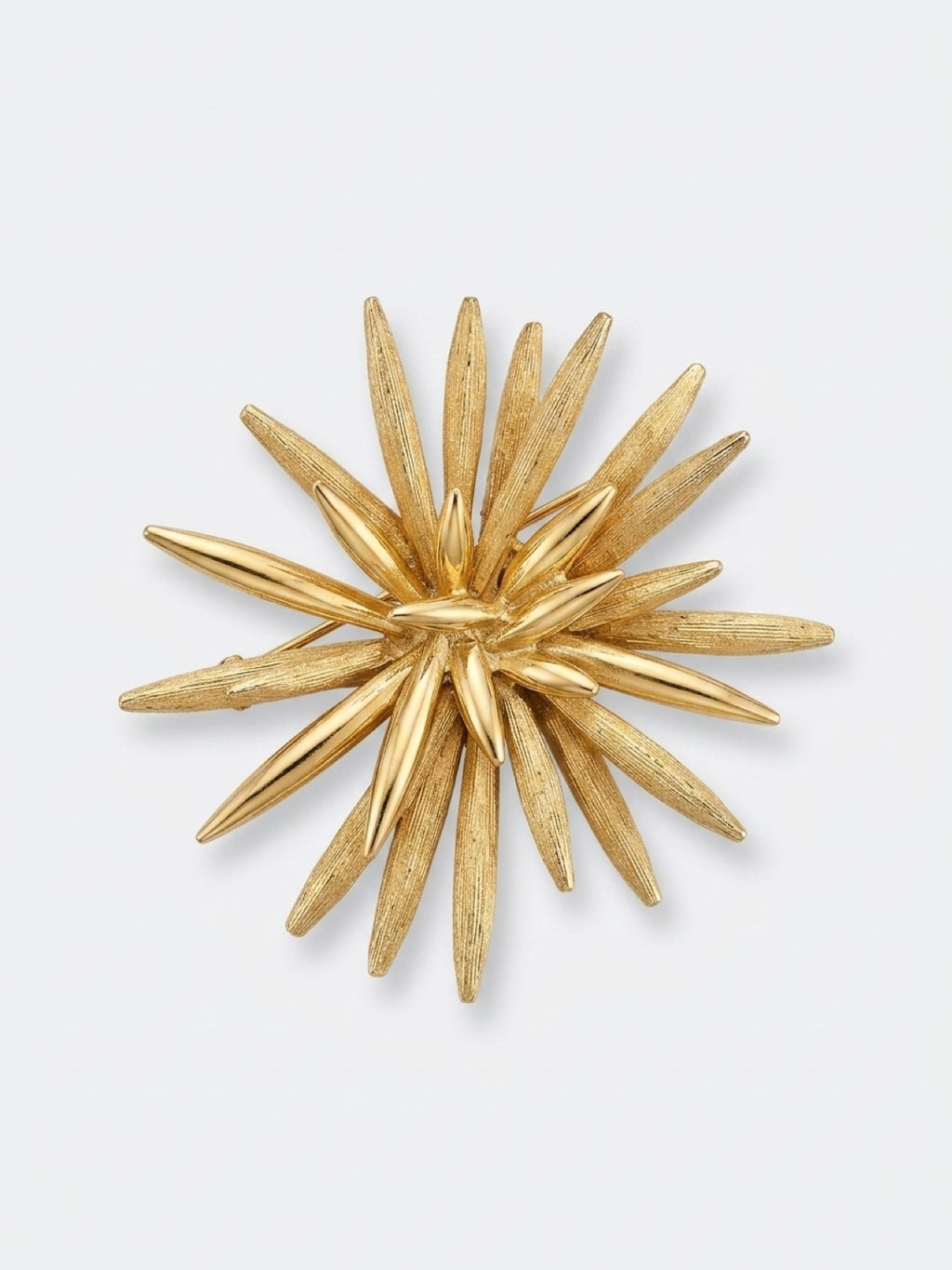 Marcel Boucher Gold-Tone Starburst Brooch (1961)