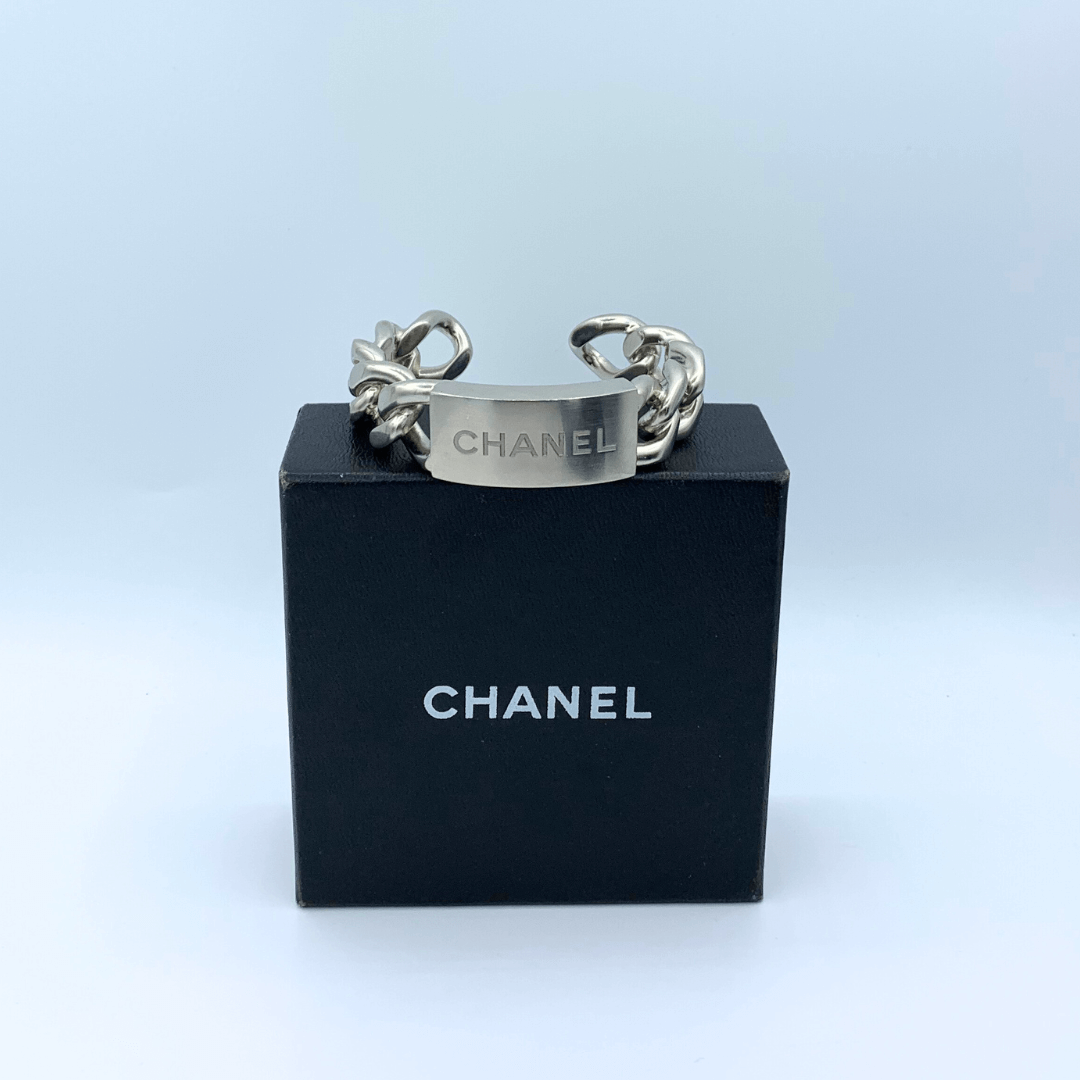 Vintage Chanel Silver Bracelet