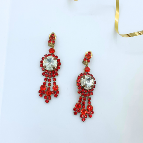 Austrian Crystal Earclips