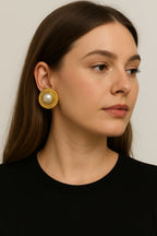 Vintage Chanel Faux Pearl Clip Earrings – view 2