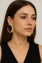 Vintage Oscar de la Renta Crystal Earrings – view 2