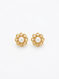 Astree Pearl Flower Earrings