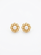 Astree Pearl Flower Earrings