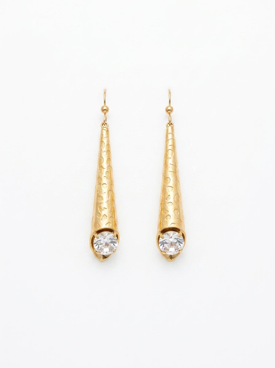 Azure Crystal Earrings
