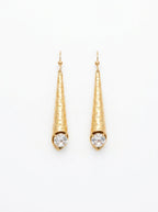 Azure Crystal Earrings