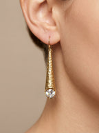 Azure Crystal Earrings