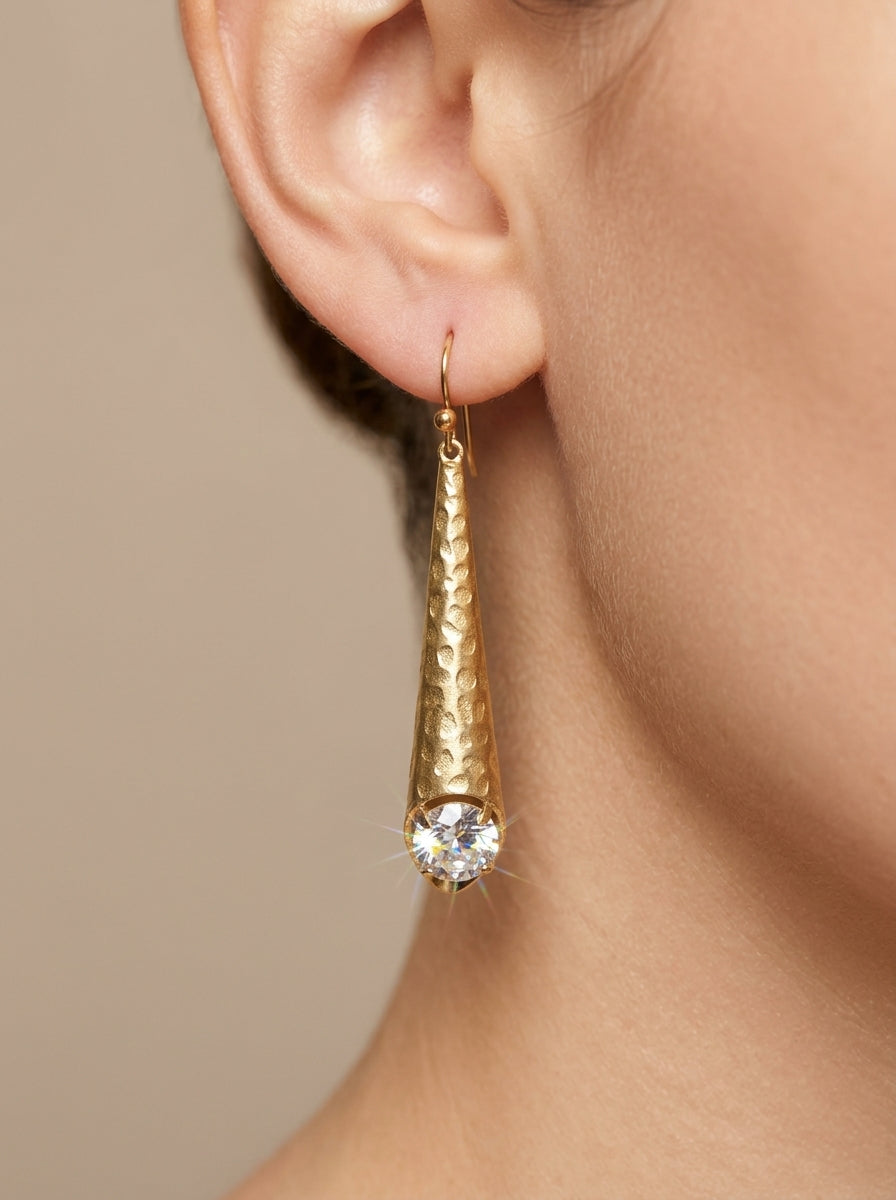 Azure Crystal Earrings