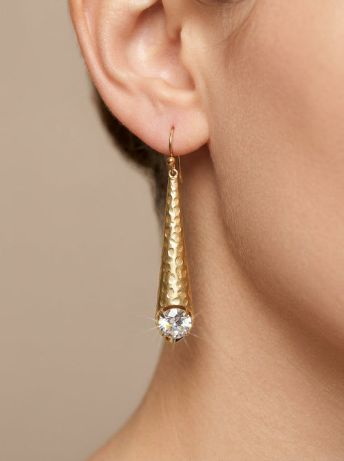 Azure Crystal Earrings