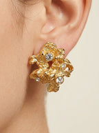 Brutalist Crystal Earrings