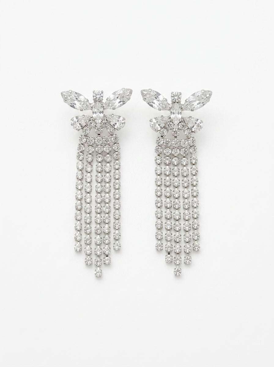 Butterfly Fringe Earrings (gold)