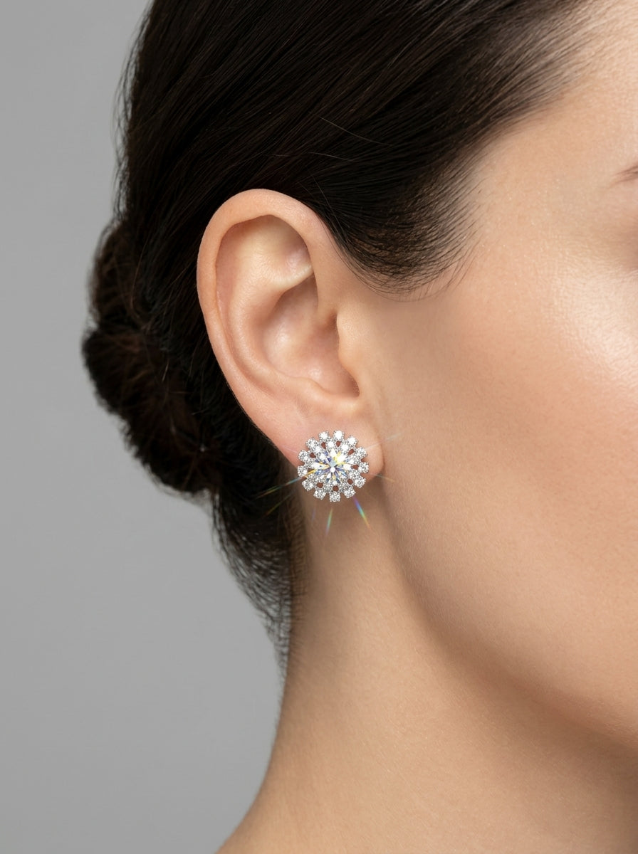 Crystal Daisy Earrings