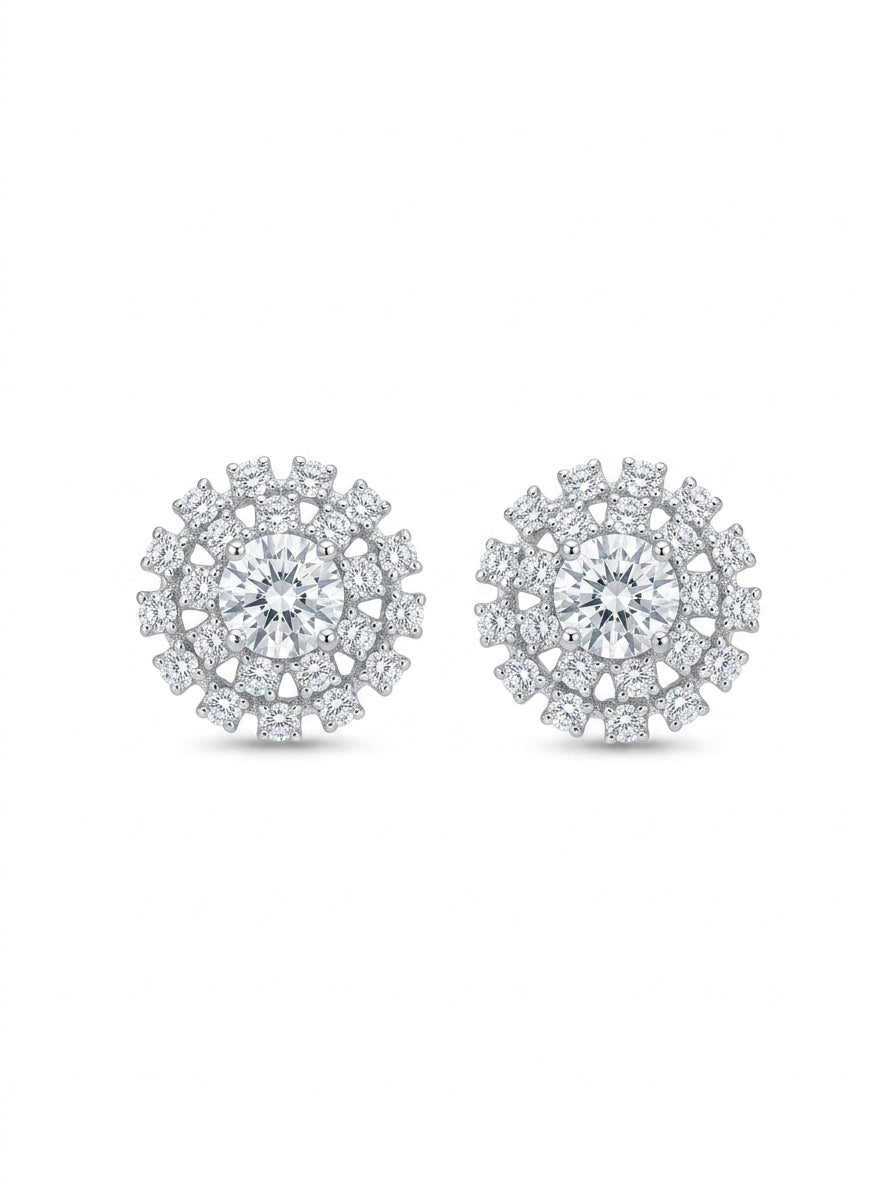 Crystal Daisy Earrings