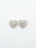 Crystal Heart Earrings