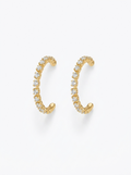 Crystal Hoop Earrings