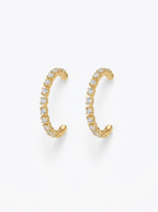 Crystal Hoop Earrings