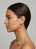 Crystal Hoop Earrings