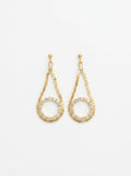 Crystal Pear Earrings