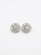 Crystal Rosette Earrings