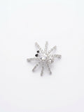 Crystal Spider Brooch