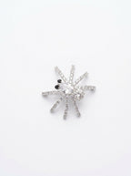 Crystal Spider Brooch